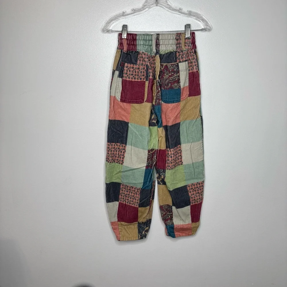 BDG Zana Patchwork Corduroy Trousers XS High Rise Wide Leg - Picture 9 of 13